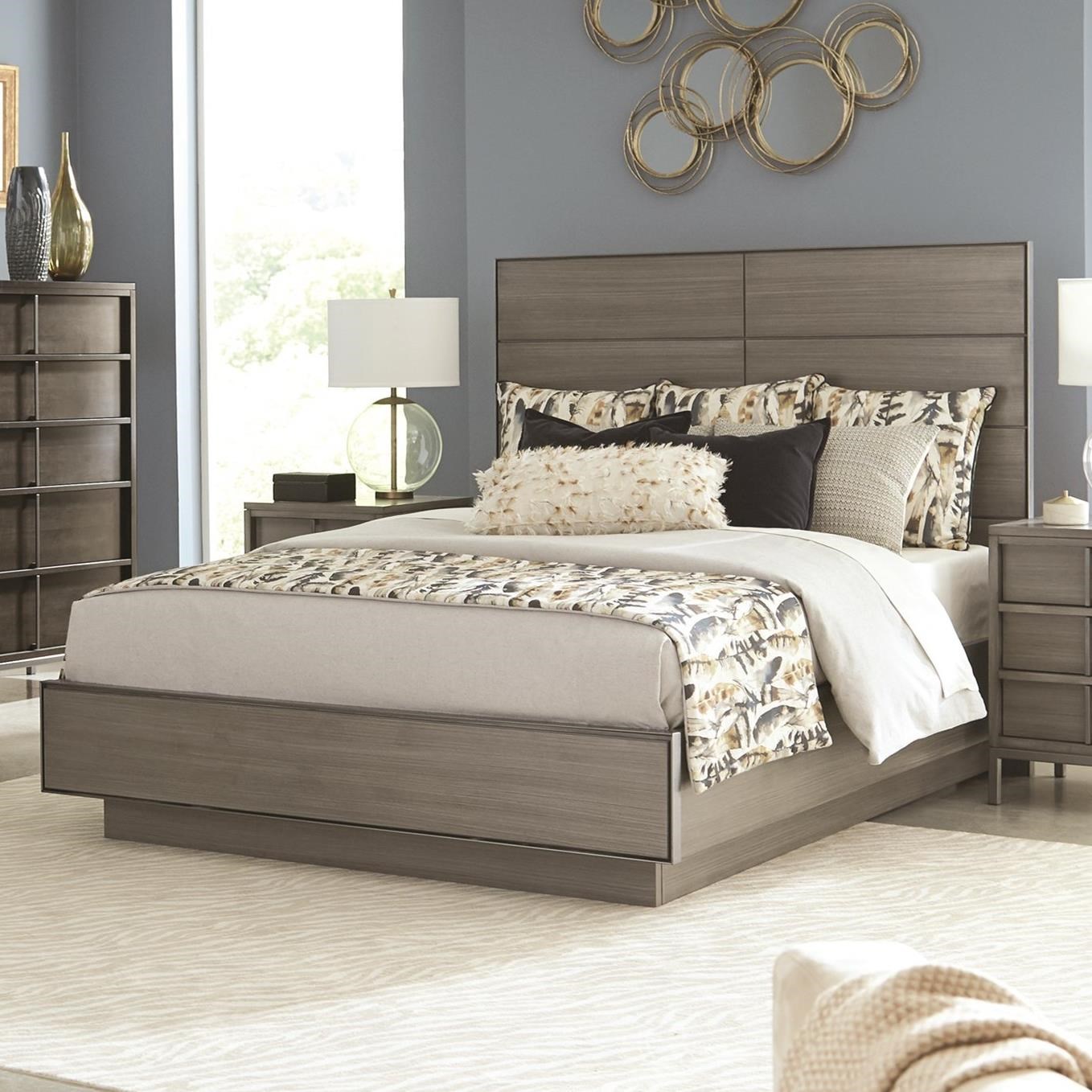 Durham Milestone Contemporary Queen Plinth Platform Bed Jordan's Home
