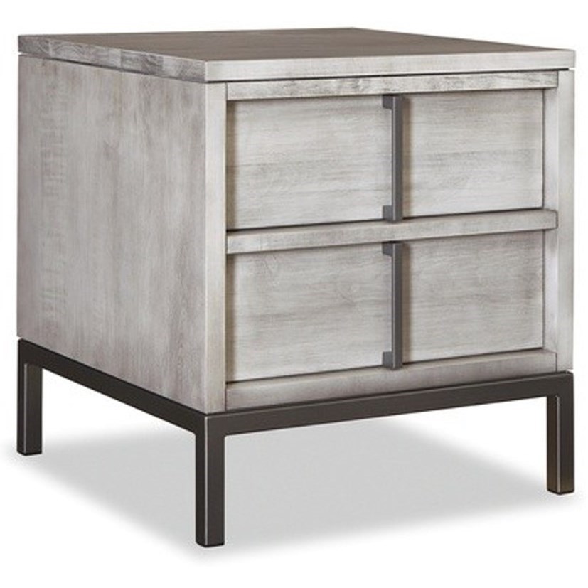 Durham Milestone Contemporary 2Drawer Nightstand Stoney Creek