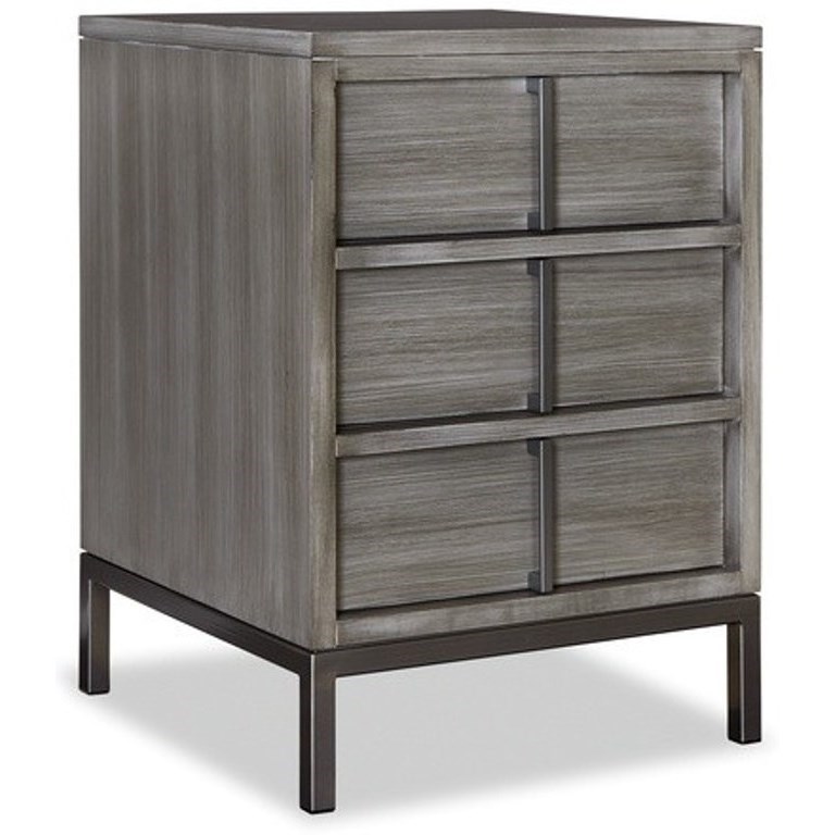 Durham Milestone Contemporary 3Drawer Nightstand Stoney Creek