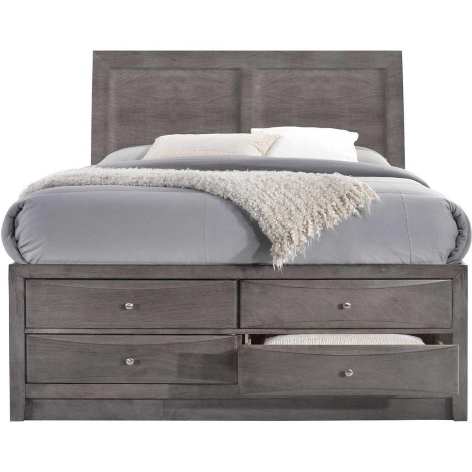 Elements Emily Twin Storage Bed with Dovetail Drawers Royal Furniture