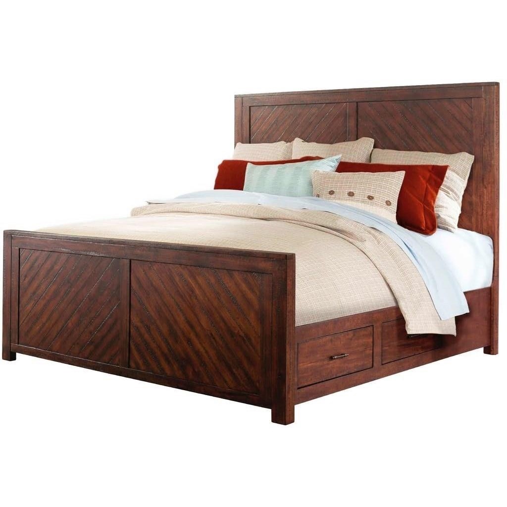 King Storage Bed