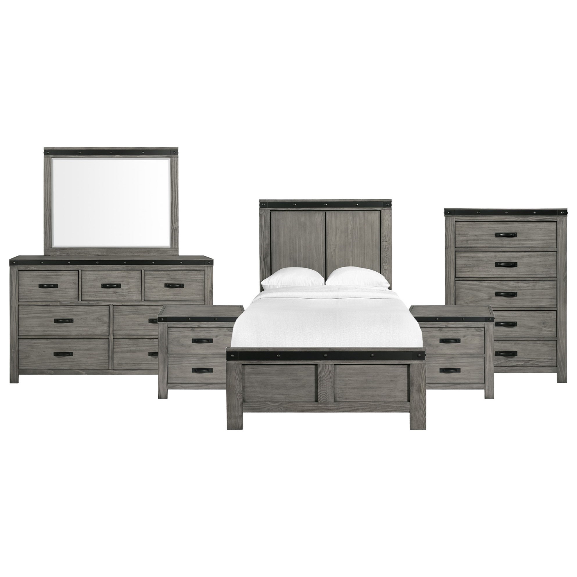 6 Piece Bedroom Set Signature Design By Ashley Starberry 6 Piece Queen Bedroom Set Wood, 6