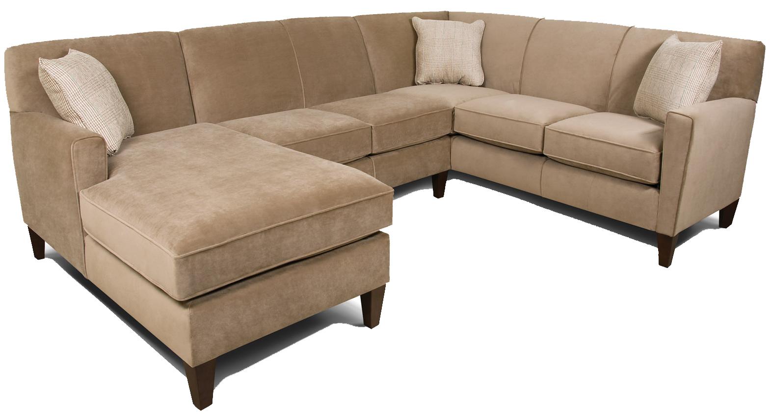 England Collegedale Contemporary 3Piece Sectional Sofa with LAF Chaise Prime Brothers
