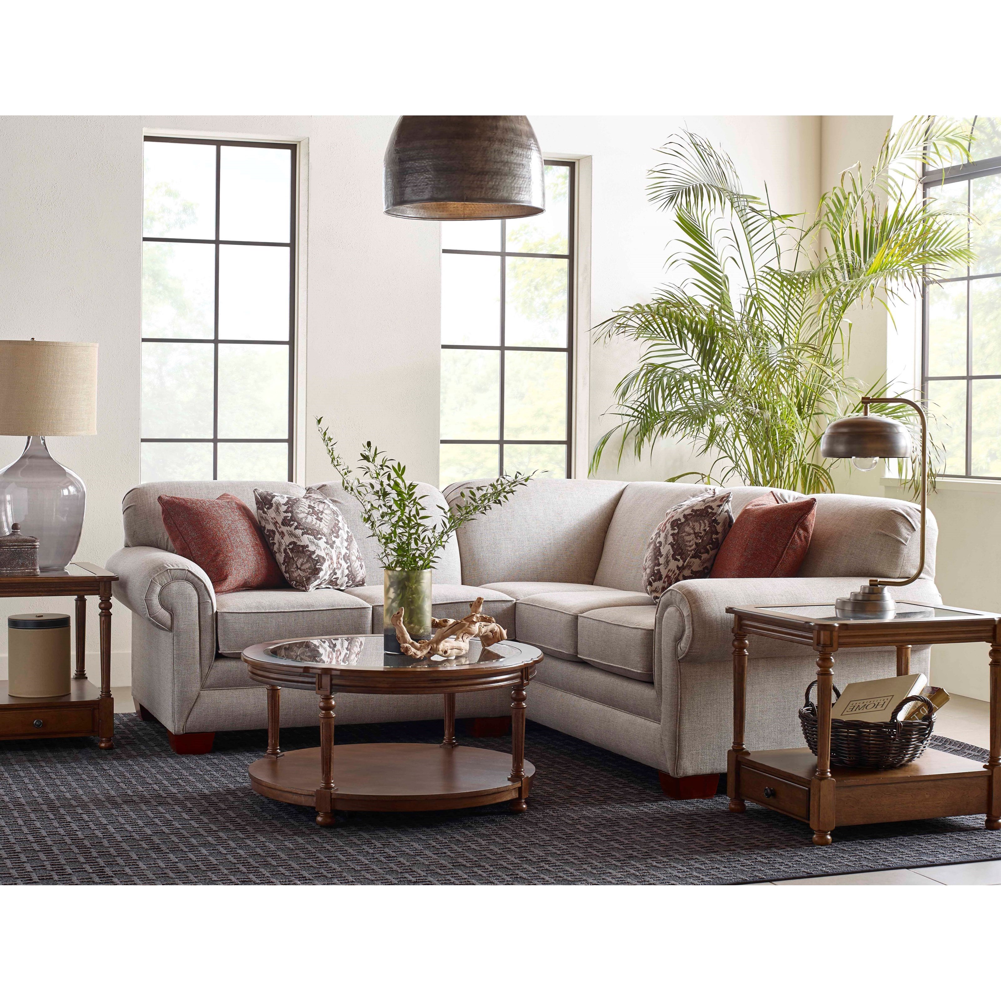 England Monroe Traditional 2Piece Sectional Find Your Furniture
