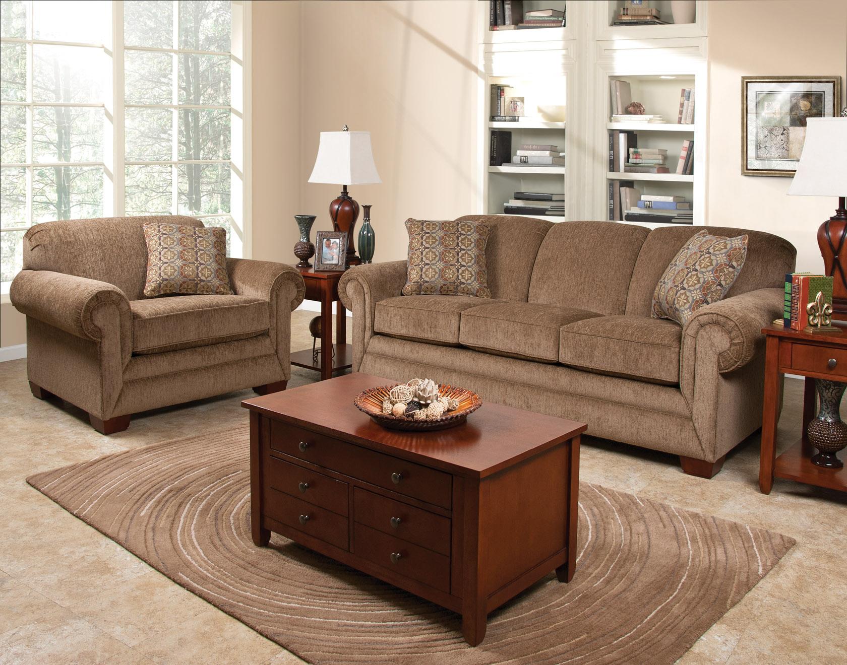 England Monroe 1435 Traditional Stationary Sofa | Pilgrim Furniture ...