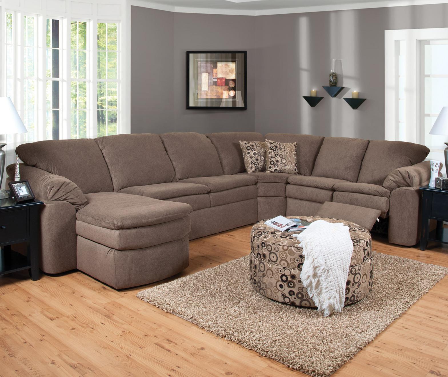 England Seneca Falls Upholstered Sectional Sofa Colder's Furniture