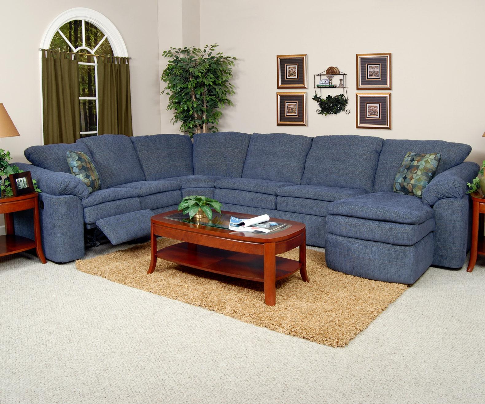 England Seneca Falls 5Piece Reclining Sectional Find Your Furniture