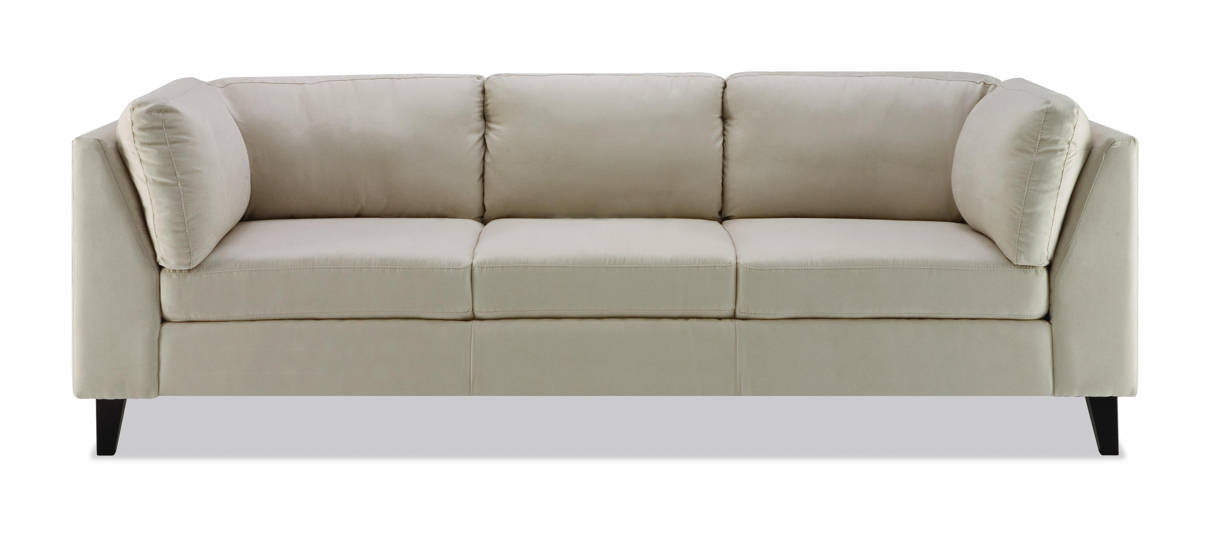 EQ3 Salema EQ17041 Contemporary Track Arm Stationary Sofa with Exposed