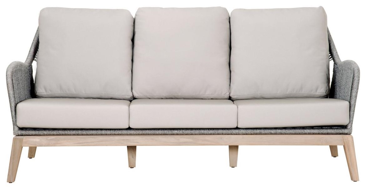 Essentials for Living Woven Loom Sofa C. S. Wo & Sons Hawaii