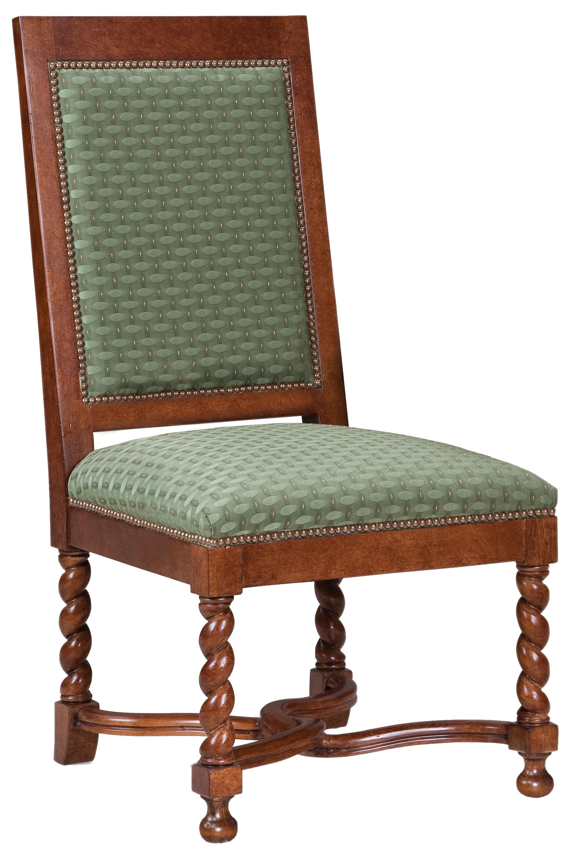 Fairfield Chairs Spiral Legged Occasional Side Chair Stuckey