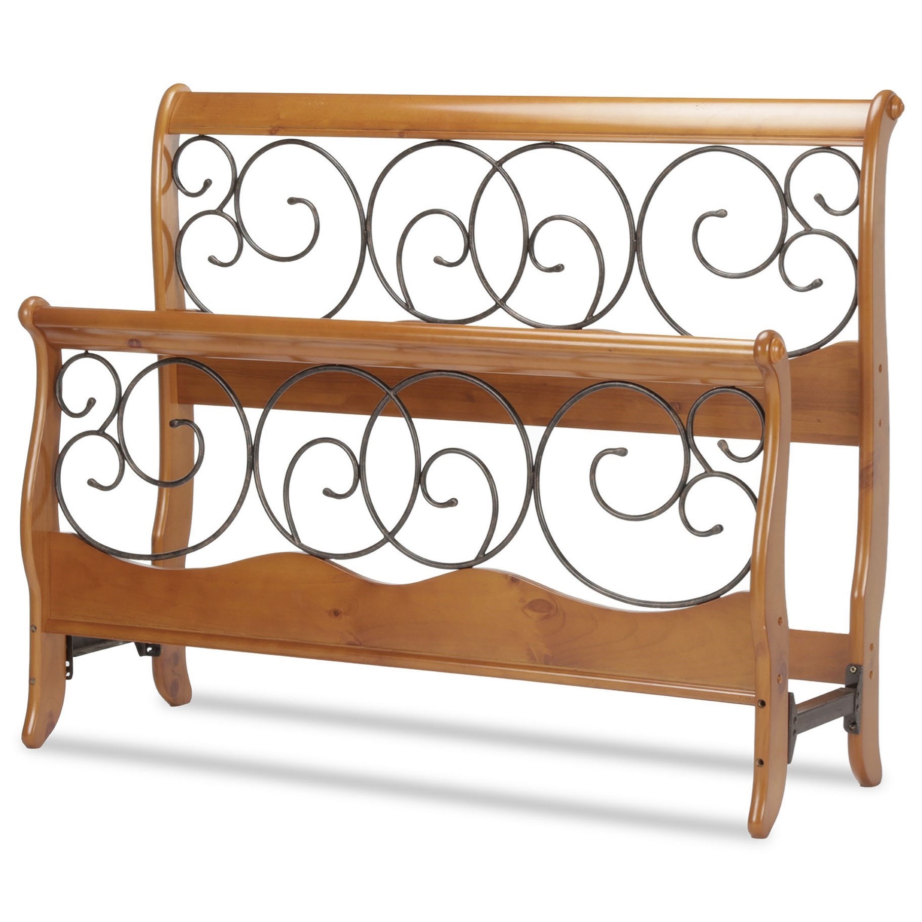 Fashion Bed Group Wood and Metal Beds B90D05 Queen Dunhill ...