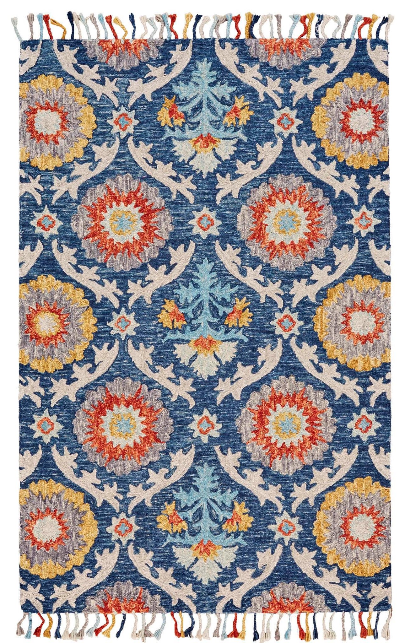 Feizy Rugs Abelia Blue Ocean 8x11 (Available in Multiple Sizes
