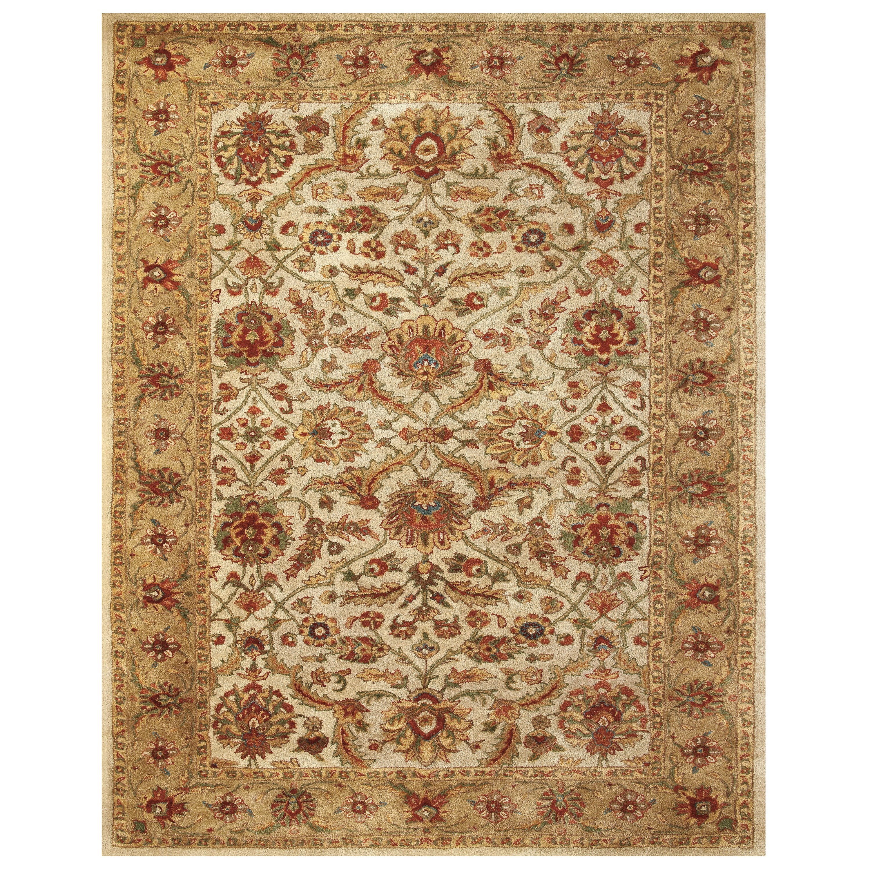 Feizy Rugs Alexandra Ivory/Light Gold 3'6" x 5'6" Area Rug Sprintz