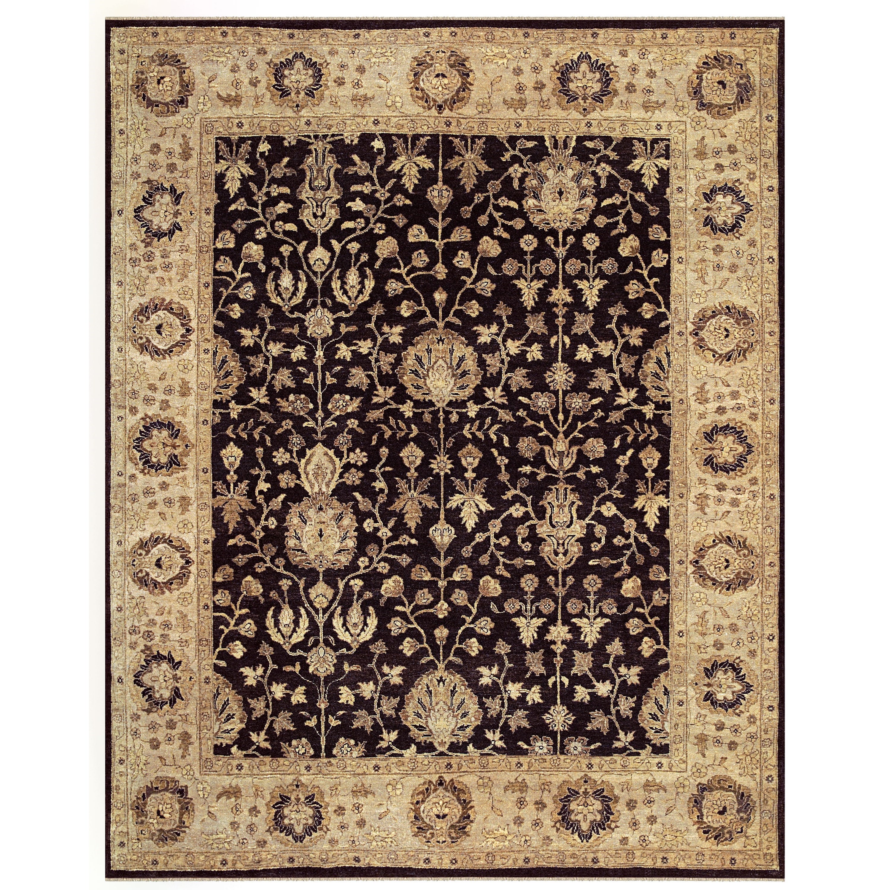 Feizy Rugs Drake Black/Beige 7'9" x 9'9" Area Rug Jacksonville