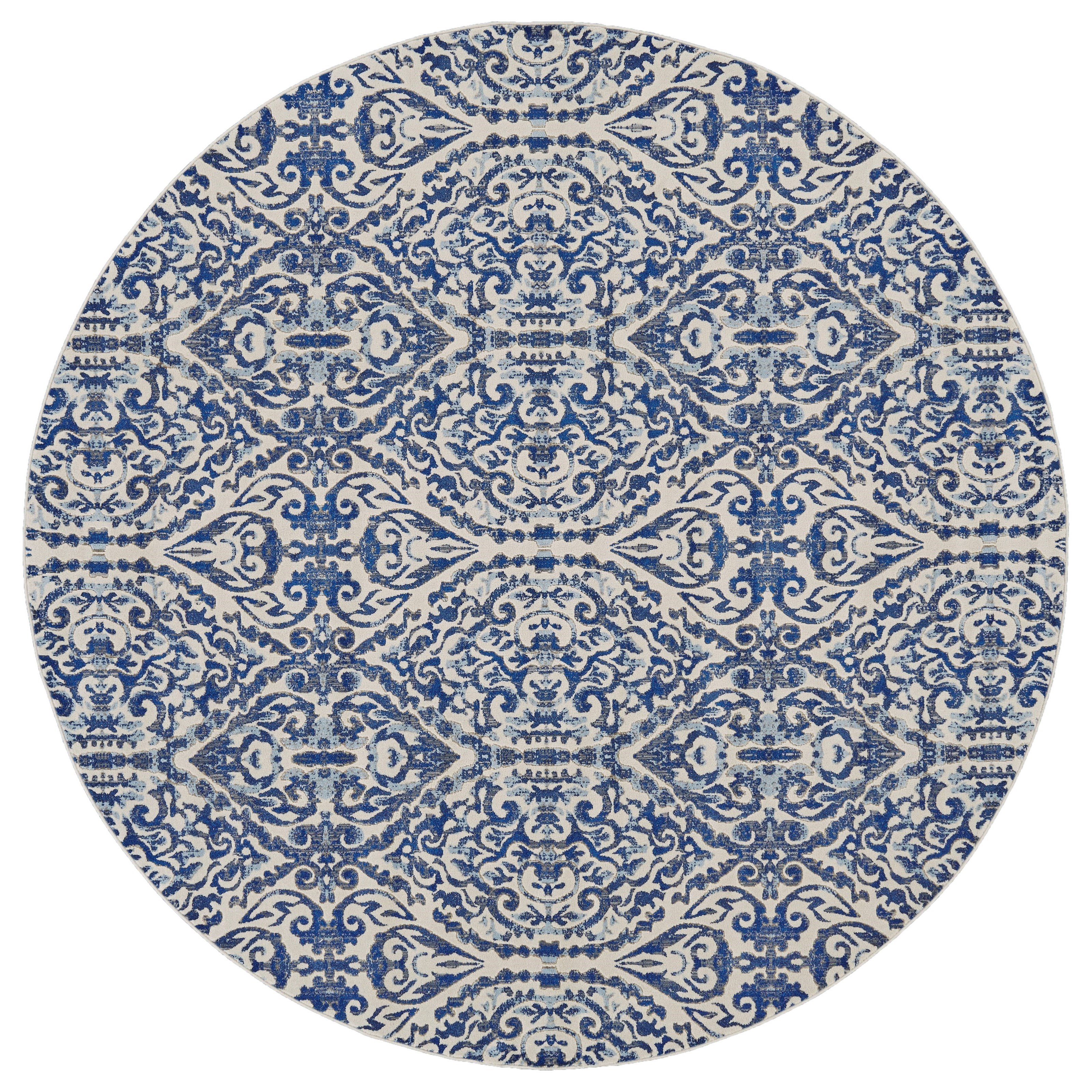 Feizy Rugs Milton Royal 8'9" X 8'9" Round Area Rug Jacksonville