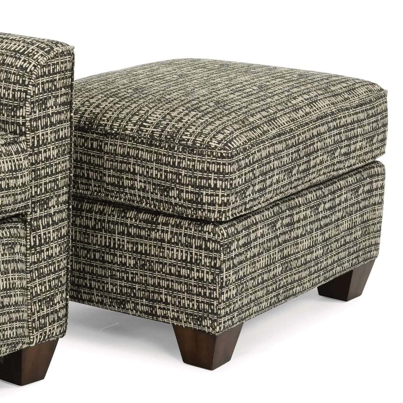 Flexsteel Kingman Transitional Ottoman Turk Furniture Ottomans