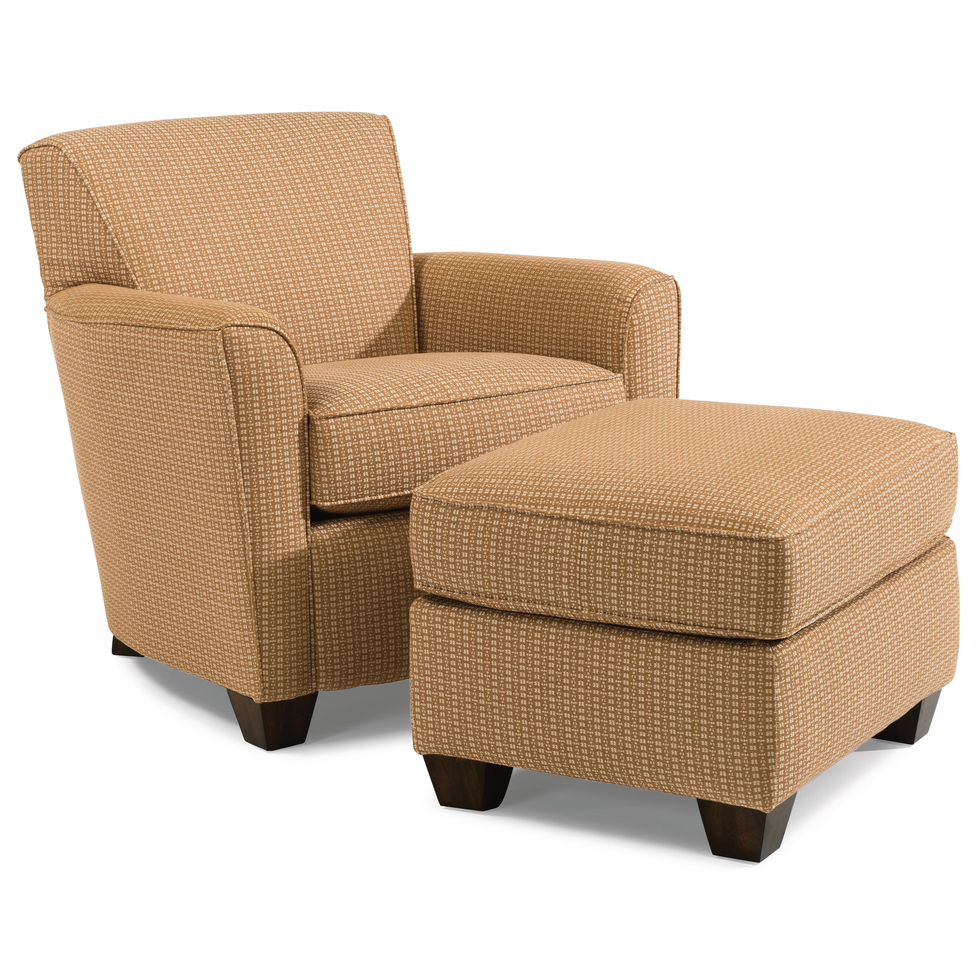 Flexsteel Kingman Transitional Ottoman Sheely's Furniture & Appliance