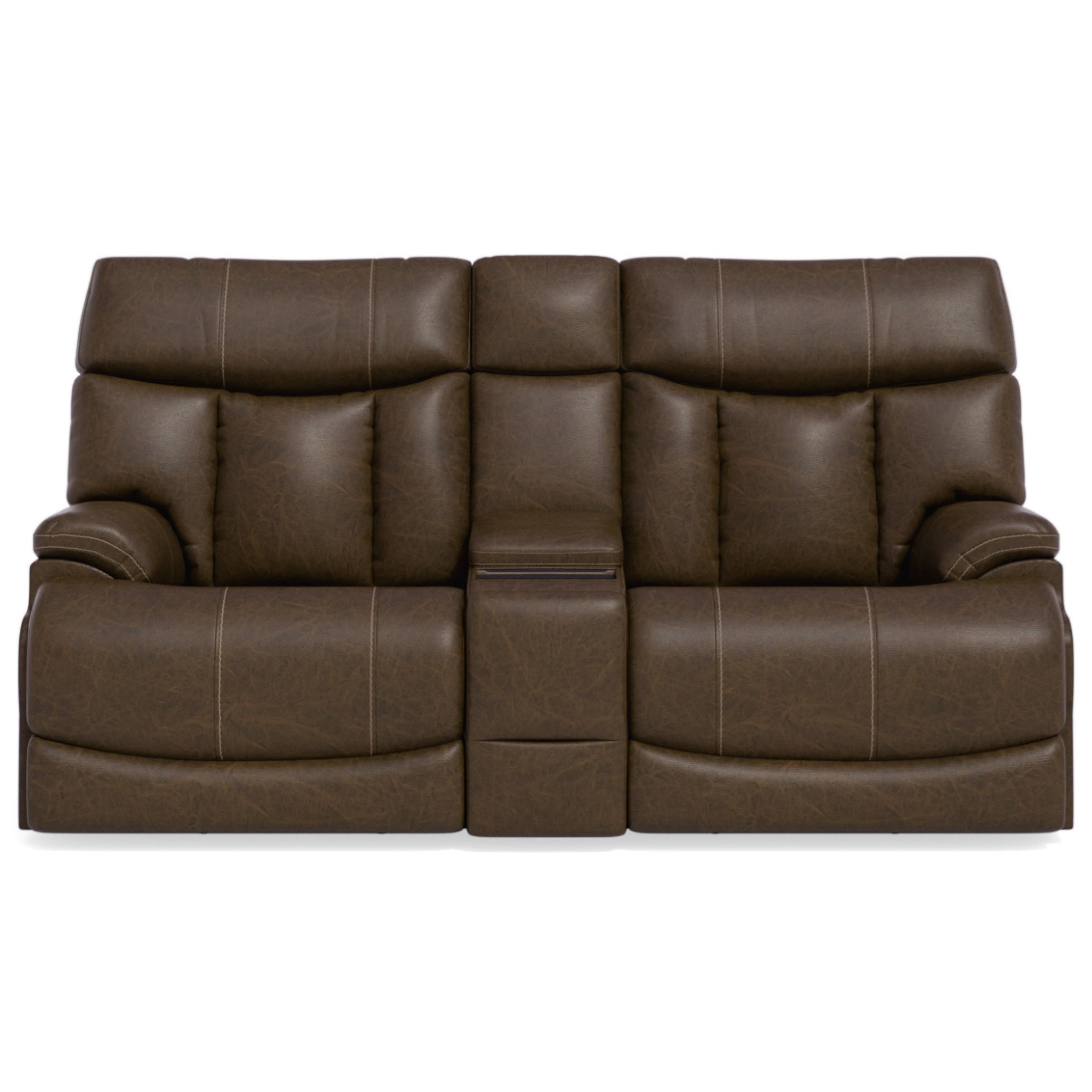 Flexsteel LatitudesClive Casual Power Reclining Loveseat with Center