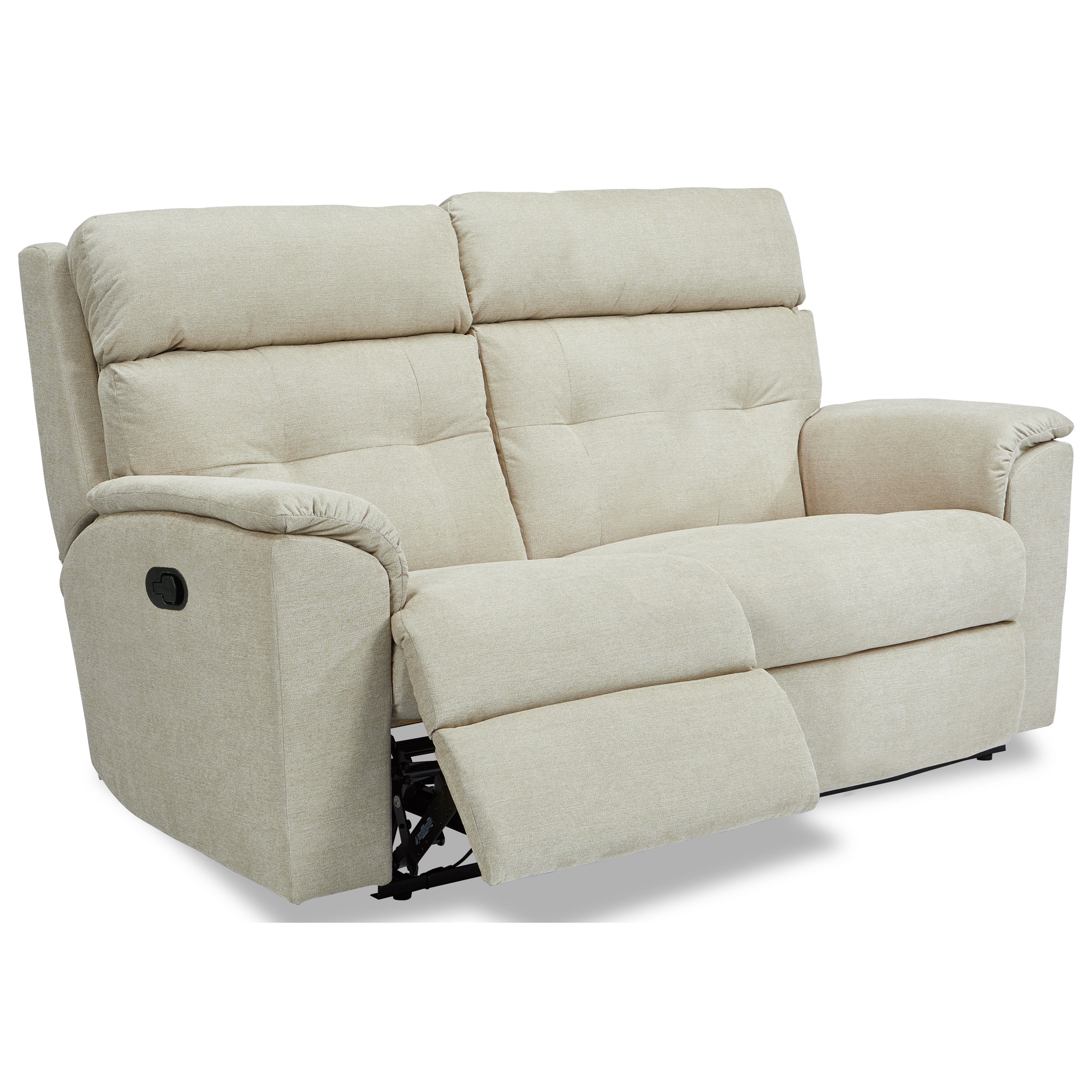 Flexsteel Mason Reclining Loveseat with Tufted Back Conlin's