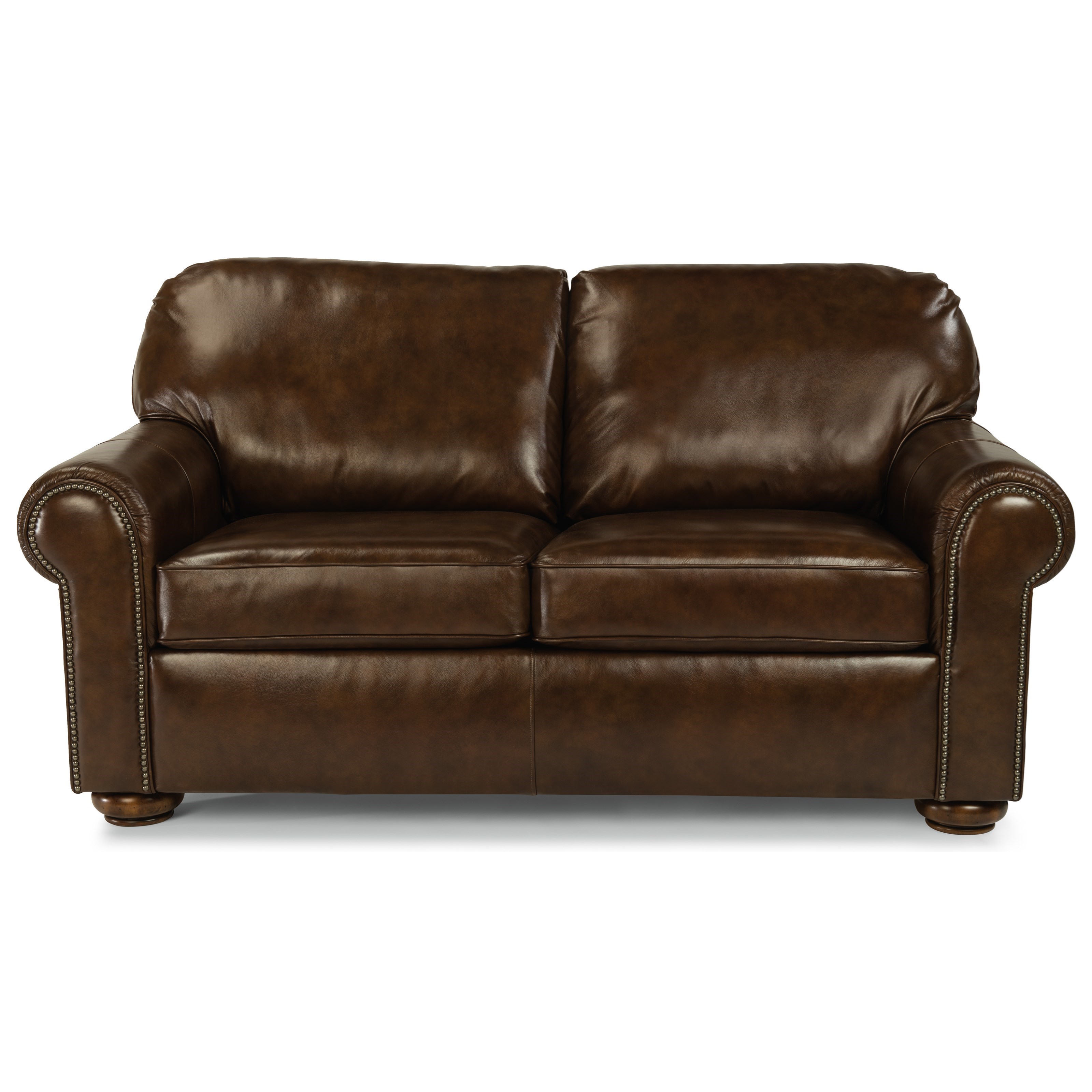 Flexsteel Preston Traditional Full Sleeper Sofa with Nailhead Trim