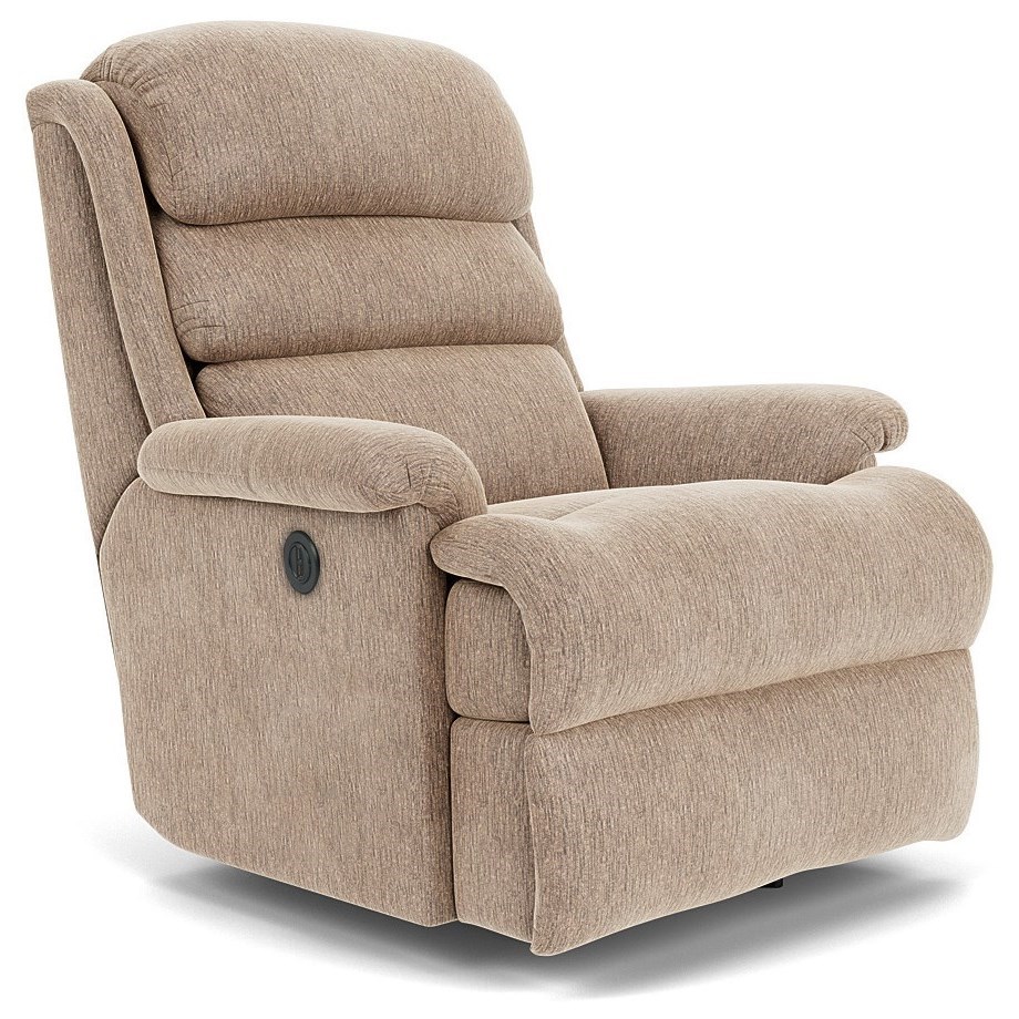 Flexsteel Yukon Casual Power Rocking Recliner with USB Port Fashion