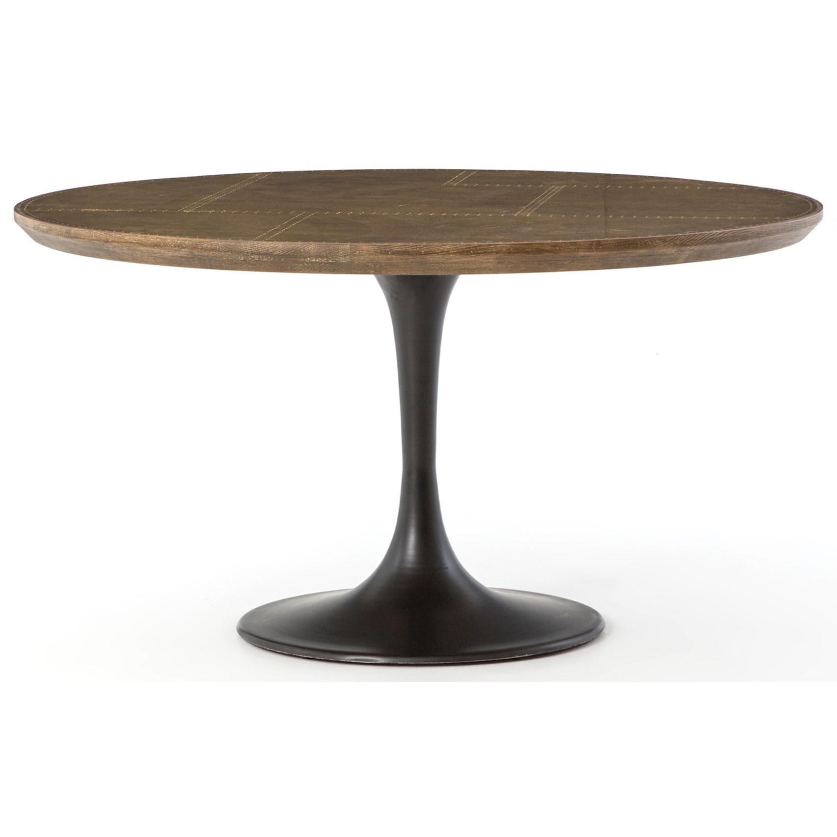 Four Hands Hughes Powell Dining Table with Pedestal Base | Jacksonville