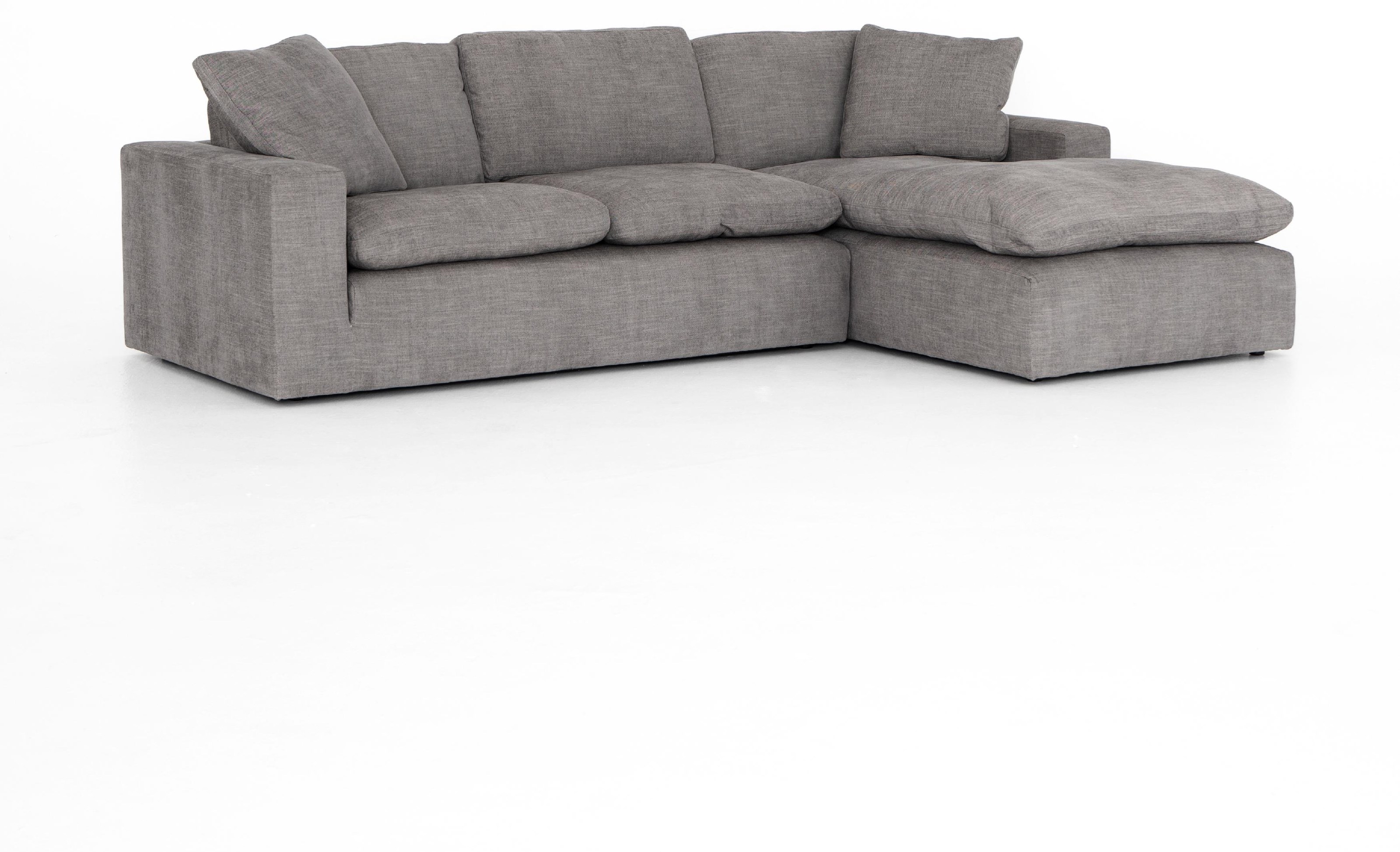 Four Hands Plume Plume 2pc Right Arm Facing 136" Sectional Harbor