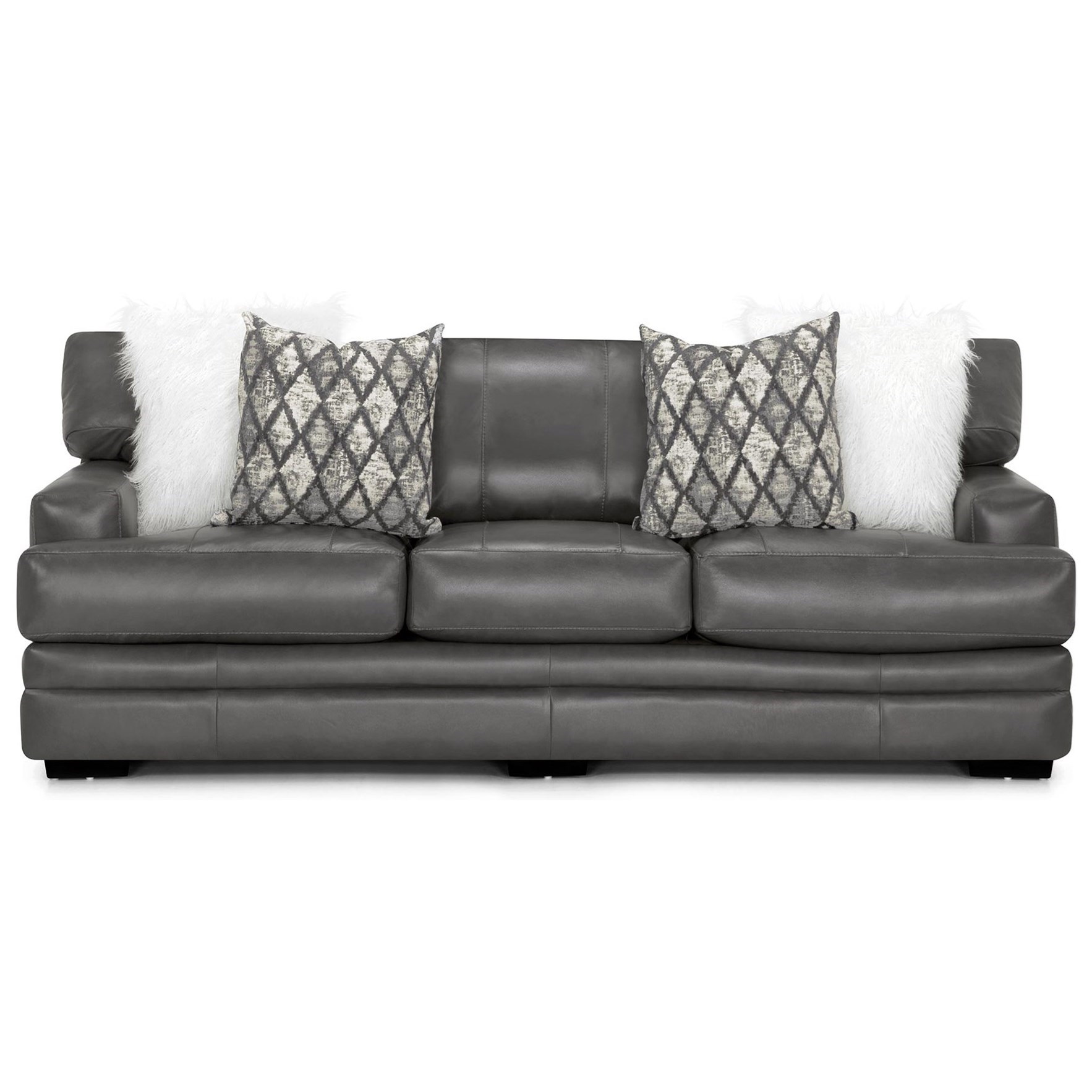 Franklin 973 Contemporary Sofa with Track Arms Howell Furniture Sofas