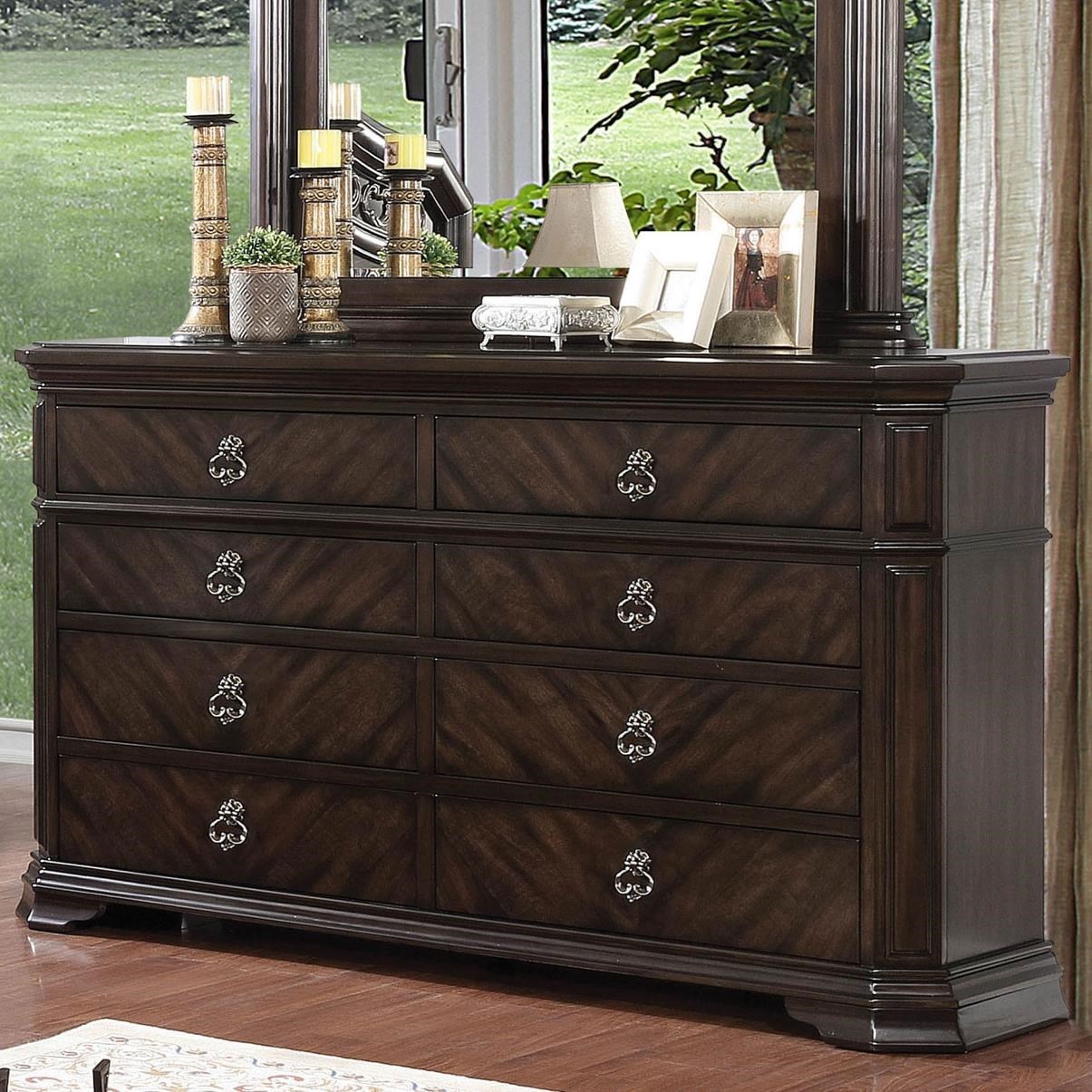 Furniture of America Calliope Traditional Dresser with 8 Drawers