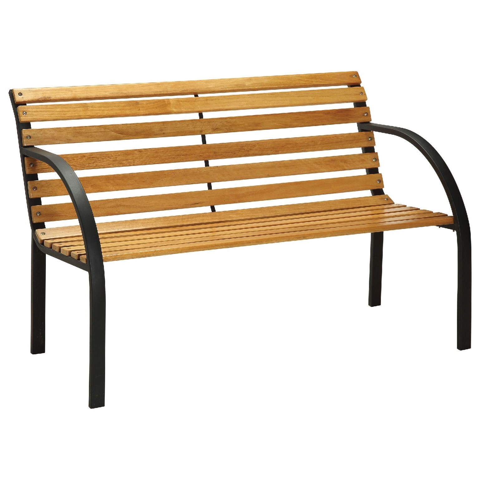 Furniture of America Dumas CMOB1805 Wooden Patio Bench Corner