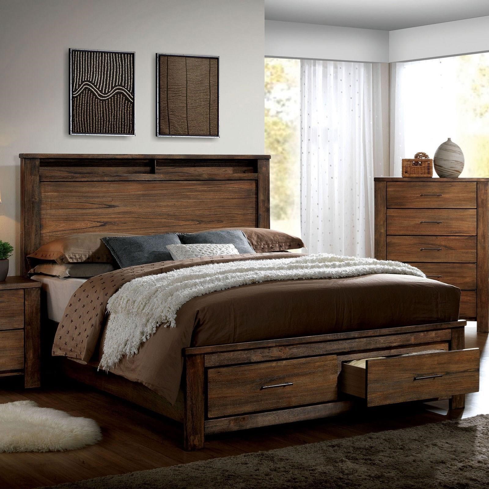 Furniture of America Elkton California King Bed Value City Furniture