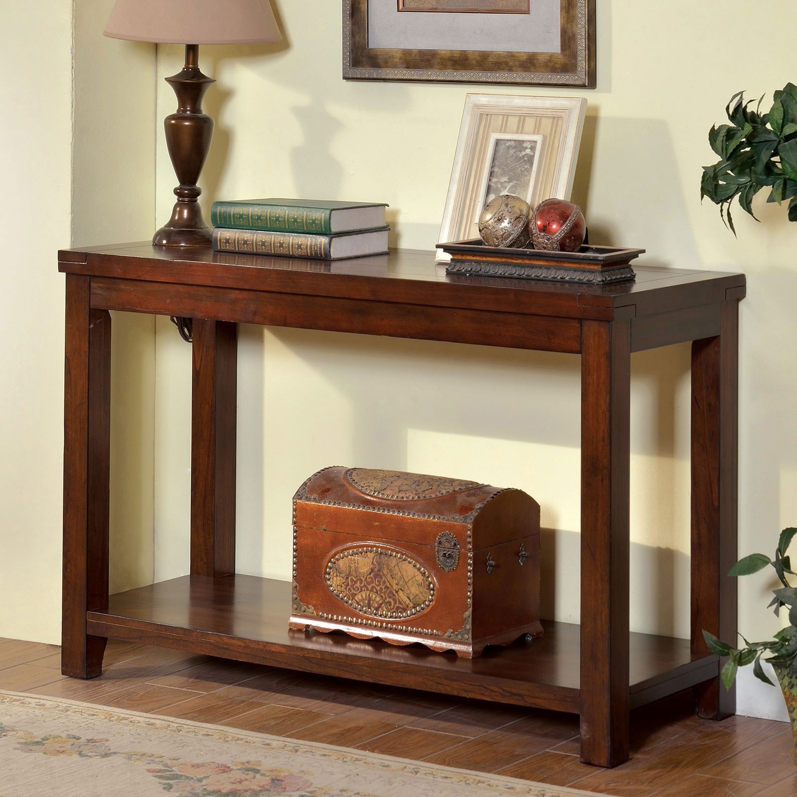 Furniture of America Estell Transitional Sofa Table Value City