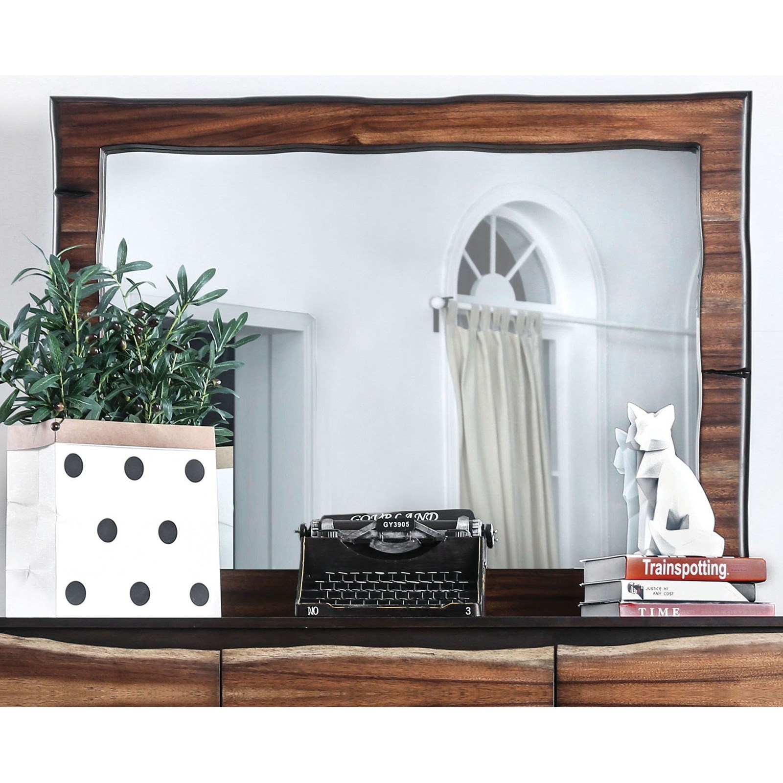 Fulton Rustic Mirror Household Furniture Mirrors Dresser