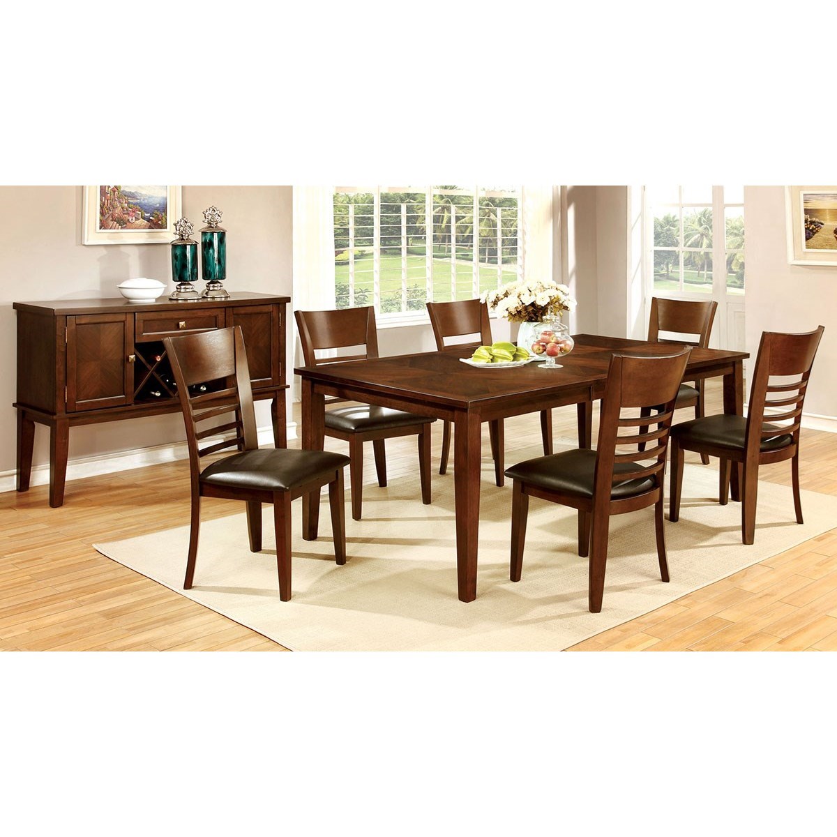Furniture of America Hillsview 7pc Dining Room Group Value City