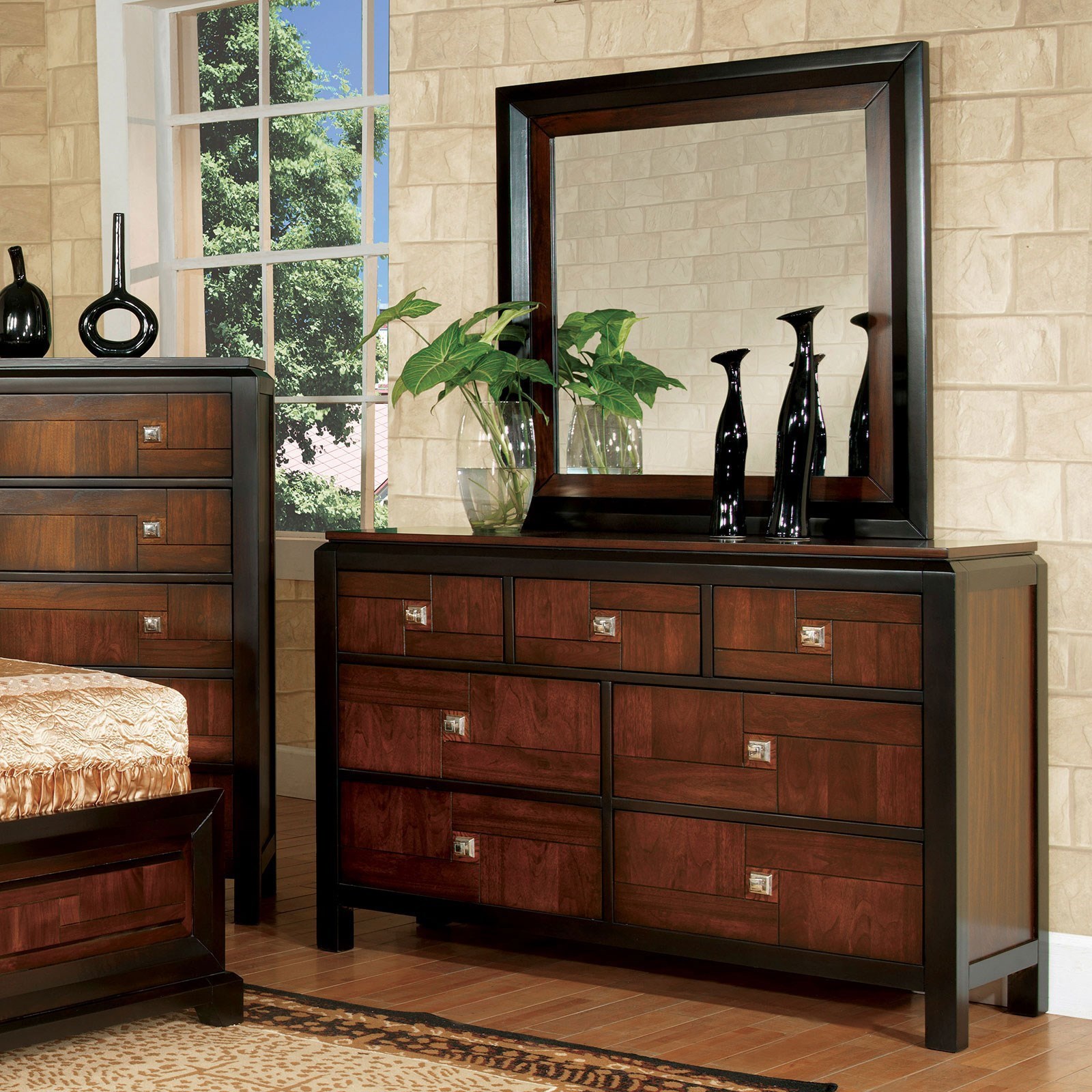 Furniture of America Patra Transitional Dresser with 7 Drawers Value City Furniture Dressers