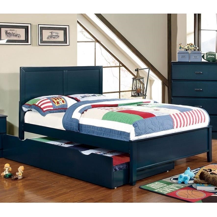Furniture of America Prismo CM7941BLFBED Full Transitional Bed with