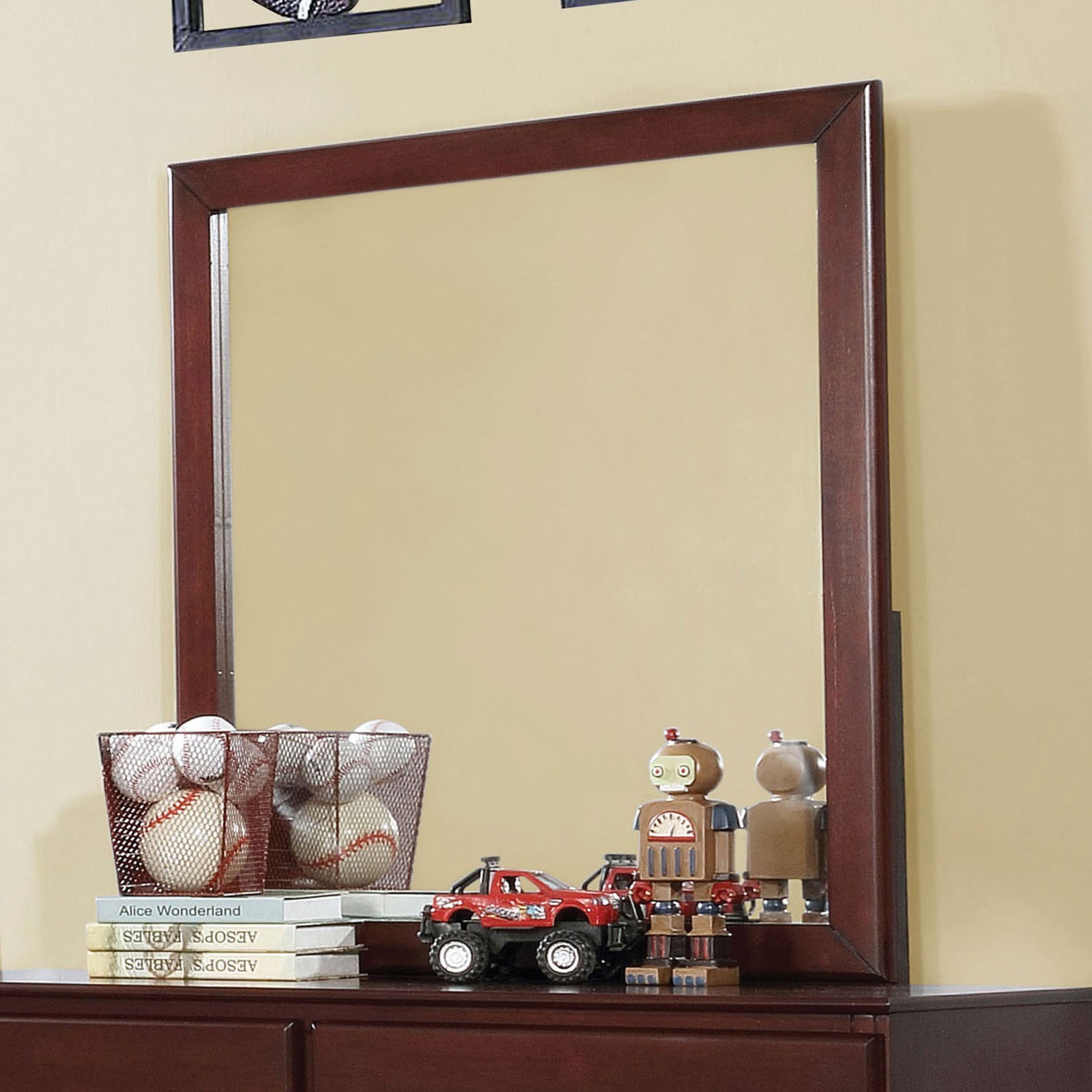 Furniture of America Prismo Transitional Mirror Value City Furniture