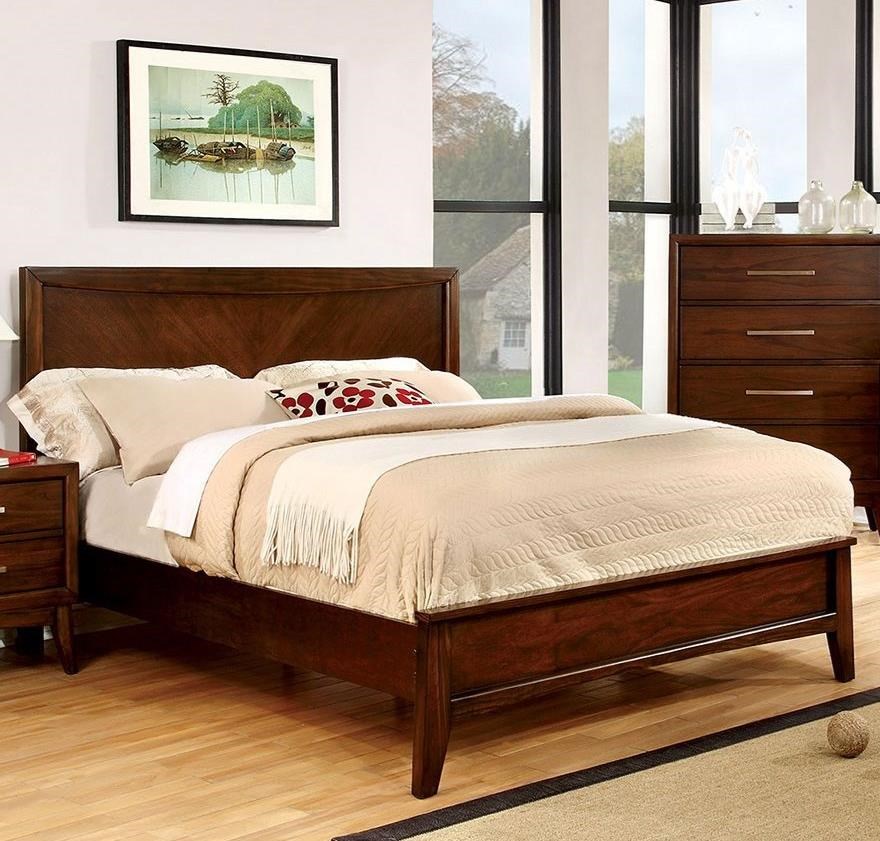 Furniture of America Snyder CM7792QBED MidCentury Modern Queen Bed