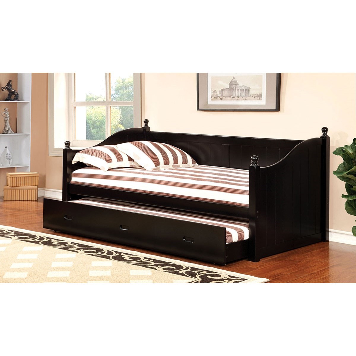 Furniture of America Walcott Daybed with Trundle Dream Home Interiors
