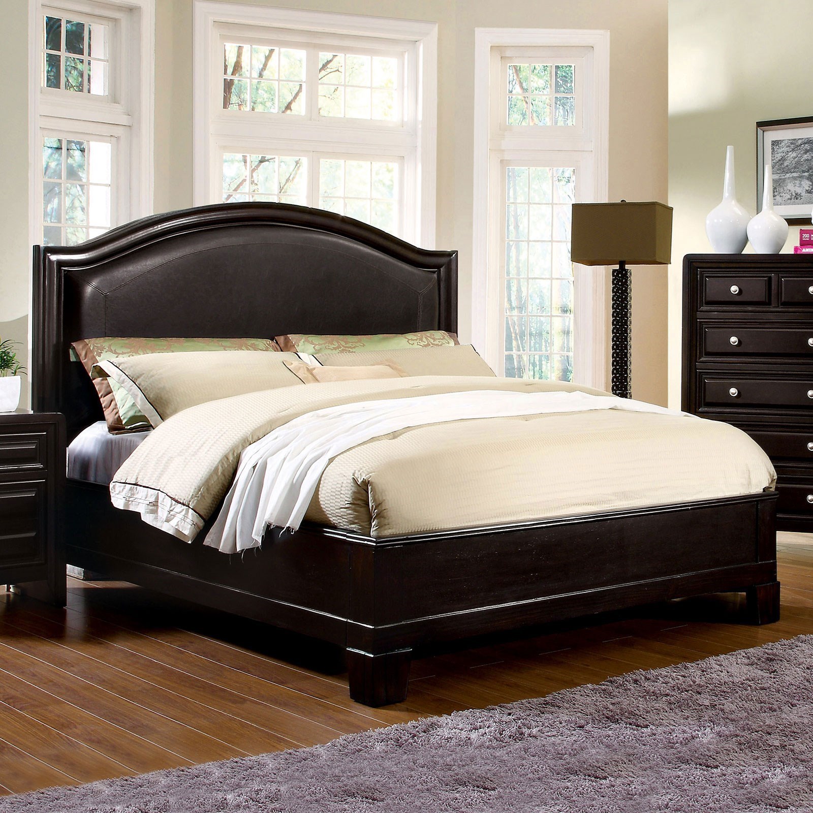 Furniture of America Winsor CM7058QBED Transitional Queen Platform Bed