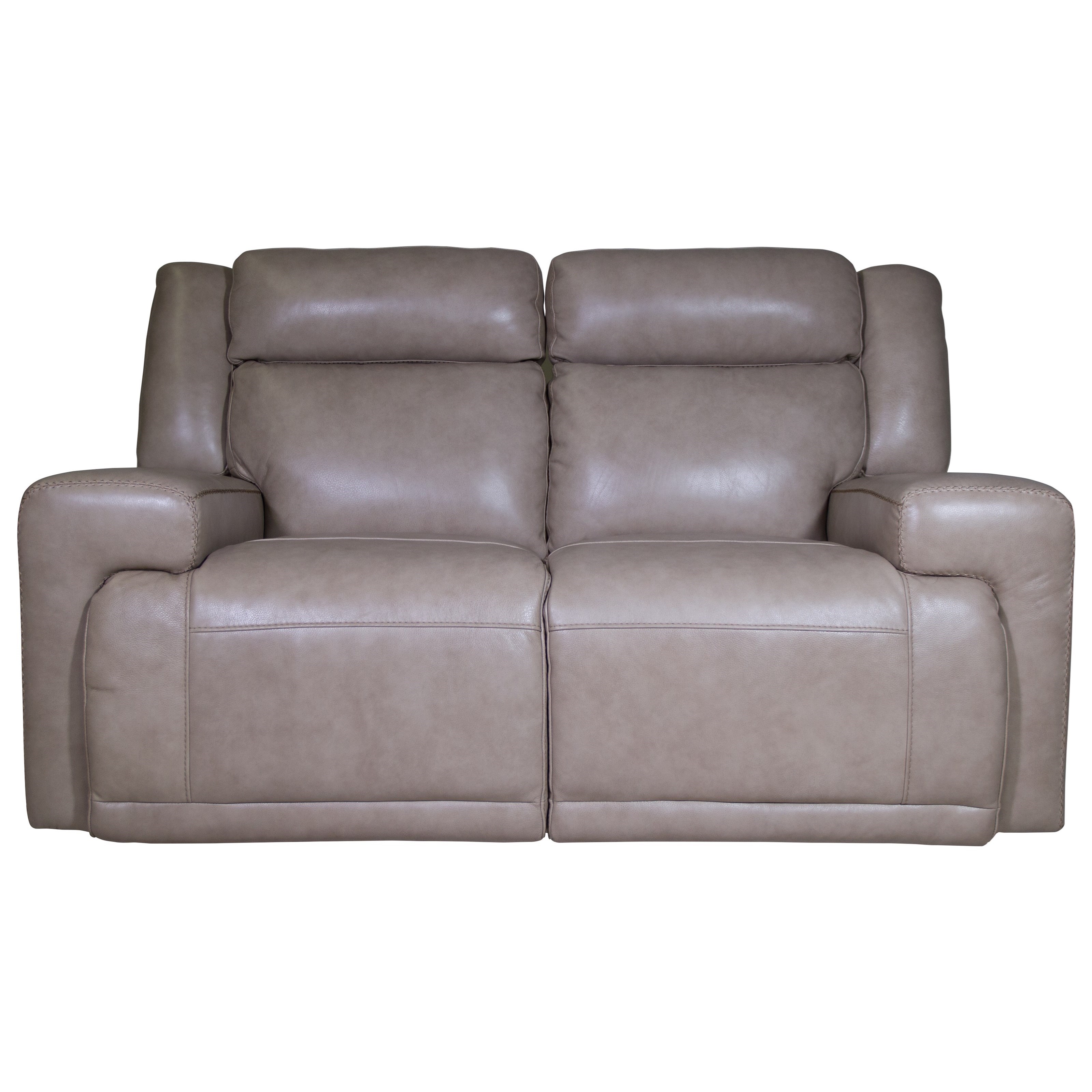 Futura Leather Burke Power Reclining Loveseat HomeWorld Furniture