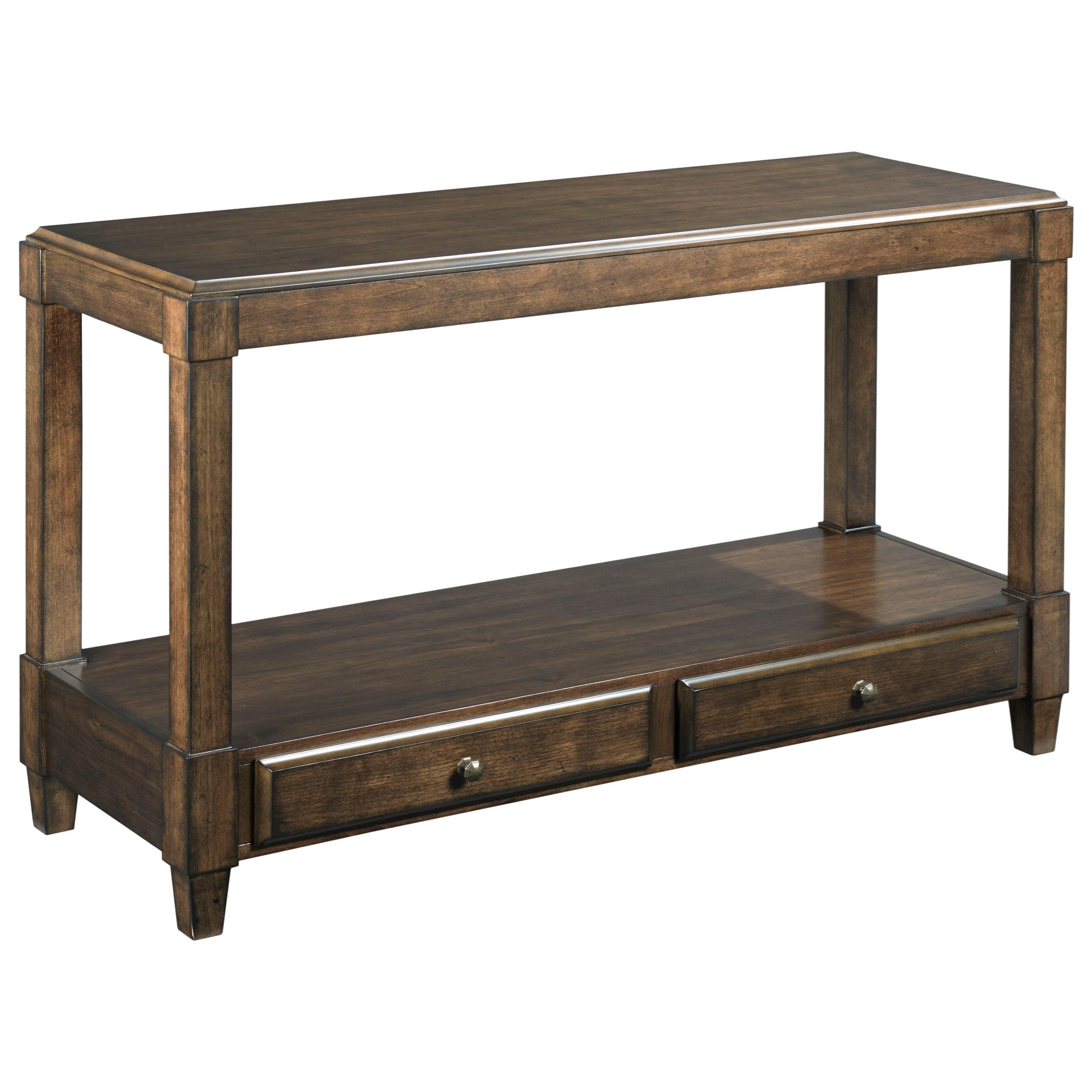 Hammary Halsey 620925 Sofa Table with SoftClose Drawers Esprit
