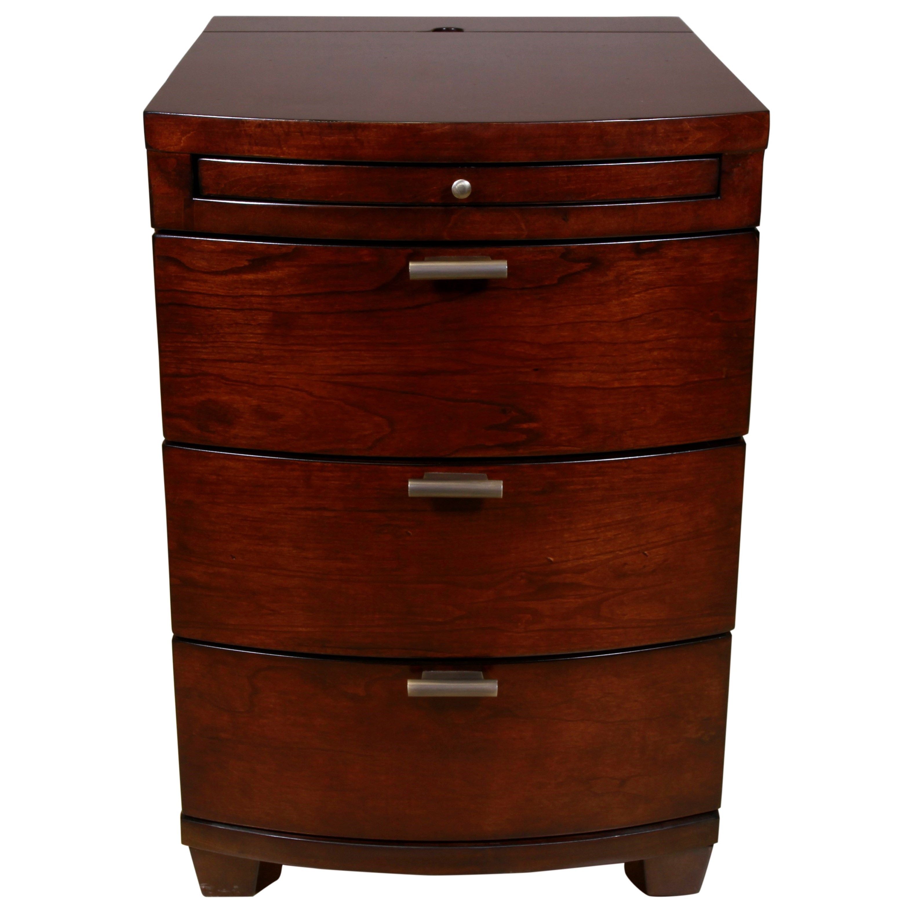 Bowfront Chairside Table