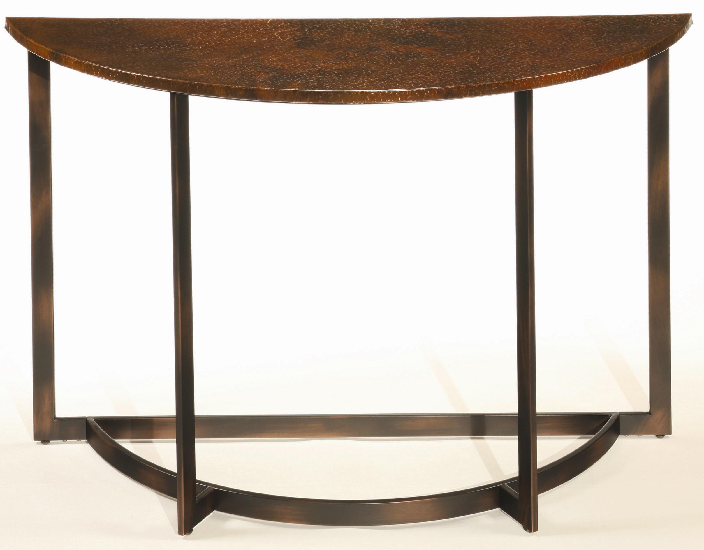 Hammary Nueva Occasional Sofa Table w/ Copper Top Wayside Furniture