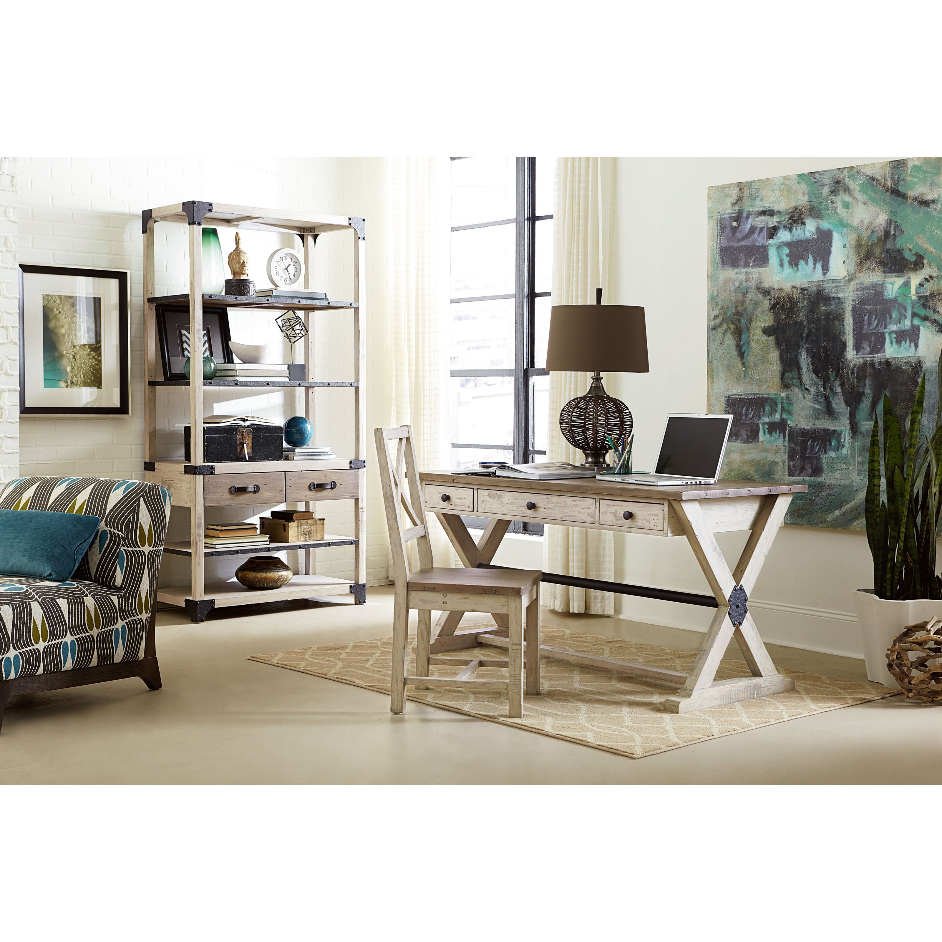 Hammary Reclamation Place 523 948 Farmhouse Style Desk