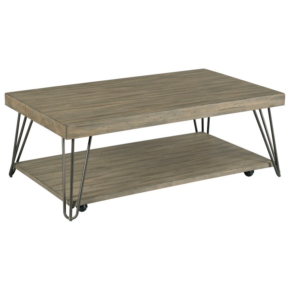 Table Trends Sanbern Mid Century Modern Rectangular Coffee Table with