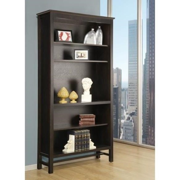 Handstone Brooklyn PBR80 80" Bookcase with 4 Shelves Jordan's Home Furnishings Open Bookcase