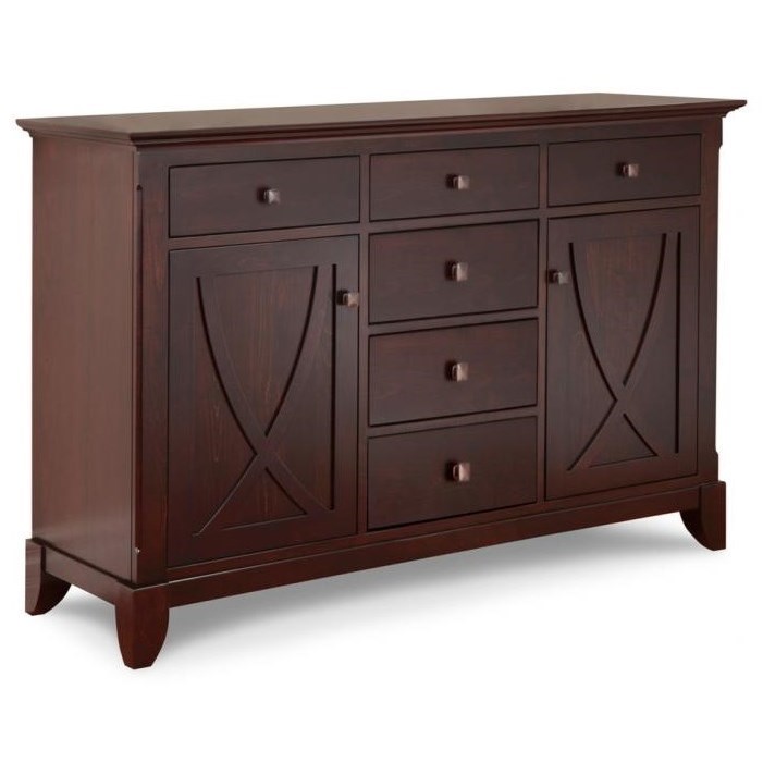 Handstone Florence PFL320 6 Drawer Sideboard with Adjustable Shelves