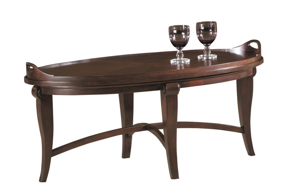 Hekman Metropolis 704020067 Oval Tray Coffee Table Esprit Decor Home