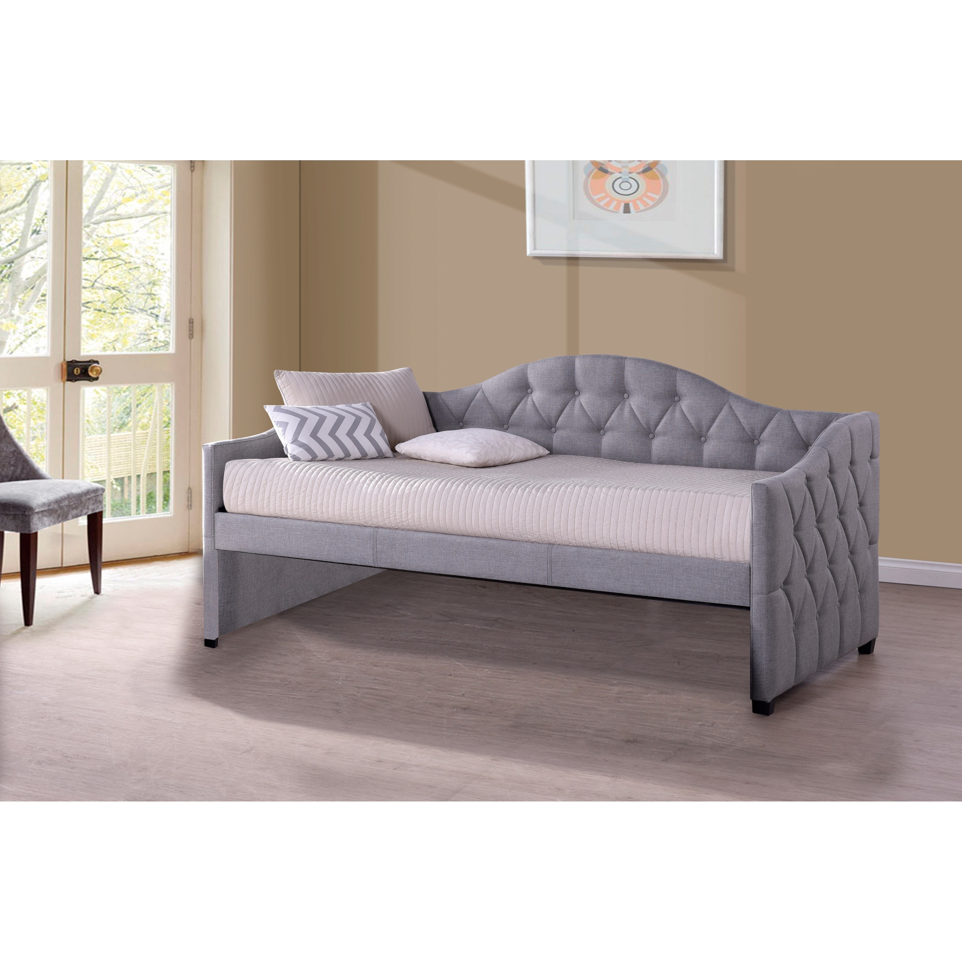 Hillsdale Daybeds 1125DBG Upholstered Daybed Corner Furniture Daybeds